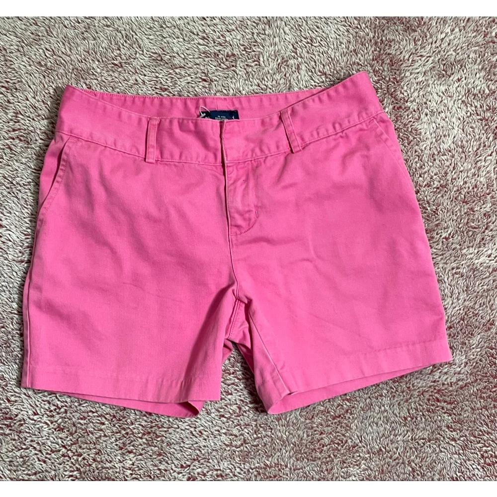 Girls Ralph Lauren Pink Classic Polo Chino Shorts Size 14 Y2K